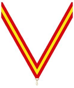 Band rot-gelb-rot 22 mm (22 mm)